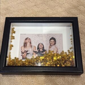Black and Gold Star Photo Frame